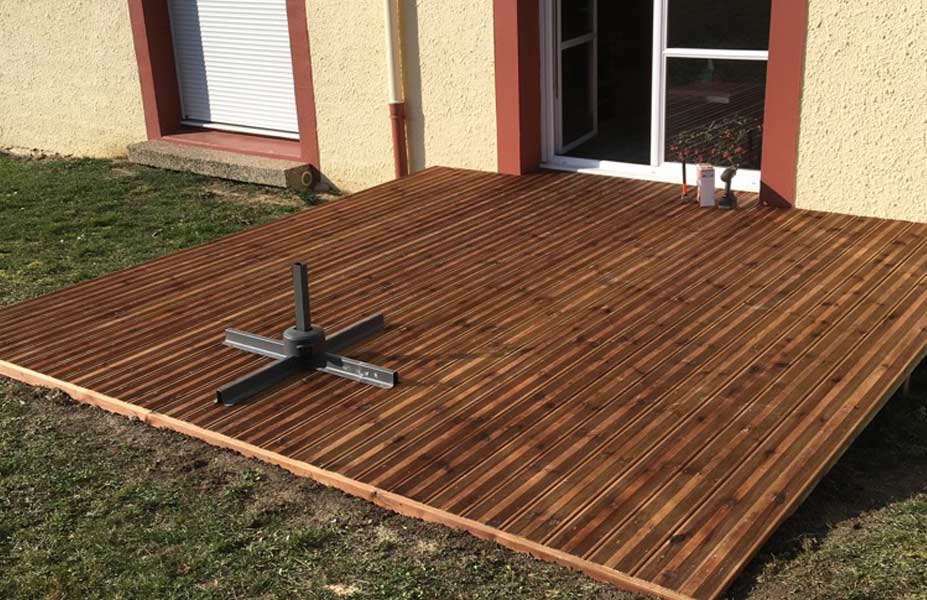 Pose de terrasse bois